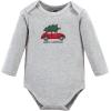 image:imageHudson Baby Unisex Baby Cotton BodysuitsChristmas Scene