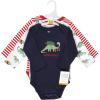 image:imageHudson Baby Unisex Baby Cotton BodysuitsChristmasaurus