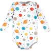 image:imageHudson Baby Unisex Baby Cotton BodysuitsHappy Planets