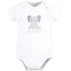 image:imageHudson Baby Unisex Baby Cotton BodysuitsHello World Elephant