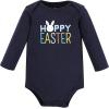 image:imageHudson Baby Unisex Baby Cotton BodysuitsHoppy Easter