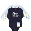 image:imageHudson Baby Unisex Baby Cotton BodysuitsHoppy Easter