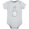 image:imageHudson Baby Unisex Baby Cotton BodysuitsMilk Belly Bottle