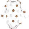 image:imageHudson Baby Unisex Baby Cotton BodysuitsMilk Cookies Pair
