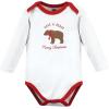 image:imageHudson Baby Unisex Baby Cotton BodysuitsMoose Be Christmas