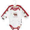 image:imageHudson Baby Unisex Baby Cotton BodysuitsMoose Be Christmas