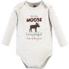image:imageHudson Baby Unisex Baby Cotton BodysuitsMoose Wonderful Time