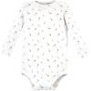 image:imageHudson Baby Unisex Baby Cotton BodysuitsSage Floral Wreath