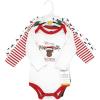 image:imageHudson Baby Unisex Baby Cotton BodysuitsWhite Christmoose