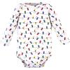 image:imageHudson Baby Unisex Baby Cotton BodysuitsWhite Christmoose