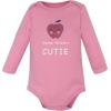 image:imageHudson Baby Unisex Baby Cotton LongSleeve Bodysuits 3PackCute Hearts
