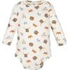 image:imageHudson Baby Unisex Baby Cotton LongSleeve Bodysuits 3PackCute Woodland