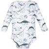 image:imageHudson Baby Unisex Baby Cotton LongSleeve Bodysuits 3PackHear Me Roar Dino
