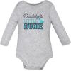 image:imageHudson Baby Unisex Baby Cotton LongSleeve Bodysuits 3PackLittle Dude Dino