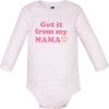 image:imageHudson Baby Unisex Baby Cotton LongSleeve Bodysuits 3PackMama Floral