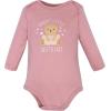 image:imageHudson Baby Unisex Baby Cotton LongSleeve Bodysuits 3PackSweetheart Teddy