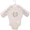 image:imageHudson Baby Unisex Baby Cotton LongSleeve Bodysuits 3PackThe Cutest