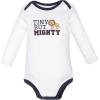 image:imageHudson Baby Unisex Baby Cotton LongSleeve Bodysuits 3PackVarsity Lion Cub