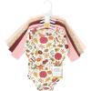 image:imageHudson Baby Unisex Baby Thermal Long Sleeve Bodysuits SnowflakeAcorn Botanical