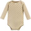 image:imageHudson Baby Unisex Baby Thermal Long Sleeve Bodysuits SnowflakeAcorn Botanical