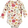 image:imageHudson Baby Unisex Baby Thermal Long Sleeve Bodysuits SnowflakeAcorn Botanical