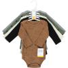 image:imageHudson Baby Unisex Baby Thermal Long Sleeve Bodysuits SnowflakeBear Tree