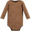 image:imageHudson Baby Unisex Baby Thermal Long Sleeve Bodysuits SnowflakeBear Tree