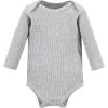 image:imageHudson Baby Unisex Baby Thermal Long Sleeve Bodysuits SnowflakeBuffalo Plaid Leopard