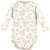 image:imageHudson Baby Unisex Baby Thermal Long Sleeve Bodysuits SnowflakeSoft Pink Sage Rose
