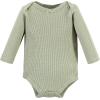image:imageHudson Baby Unisex Baby Thermal Long Sleeve Bodysuits SnowflakeSoft Pink Sage Rose
