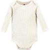 image:imageHudson Baby Unisex Baby Thermal Long Sleeve Bodysuits SnowflakeSoft Pink Sage Rose