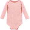 image:imageHudson Baby Unisex Baby Thermal Long Sleeve Bodysuits SnowflakeSoft Pink Sage Rose