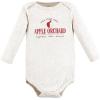image:imageHudson Baby babyboys Cotton Longsleeve Bodysuits 3packApple Orchard