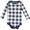 image:imageHudson Baby babyboys Cotton Longsleeve Bodysuits 3packApple Orchard