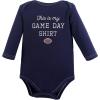 image:imageHudson Baby babyboys Cotton Longsleeve Bodysuits 3packBlue Football