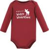 image:imageHudson Baby babyboys Cotton Longsleeve Bodysuits 3packBoy Holiday Village