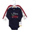 image:imageHudson Baby babyboys Cotton Longsleeve Bodysuits 3packBoy Holiday Village