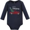 image:imageHudson Baby babyboys Cotton Longsleeve Bodysuits 3packBoy Holiday Village