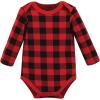 image:imageHudson Baby babyboys Cotton Longsleeve Bodysuits 3packBrown Bear