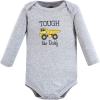 image:imageHudson Baby babyboys Cotton Longsleeve Bodysuits 3packConstruction