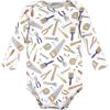 image:imageHudson Baby babyboys Cotton Longsleeve Bodysuits 3packConstruction Work