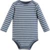image:imageHudson Baby babyboys Cotton Longsleeve Bodysuits 3packCozy Woodland Friends Green