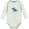 image:imageHudson Baby babyboys Cotton Longsleeve Bodysuits 3packDino Friends