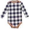 image:imageHudson Baby babyboys Cotton Longsleeve Bodysuits 3packFootball Huddles