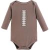 image:imageHudson Baby babyboys Cotton Longsleeve Bodysuits 3packFootball Mvp