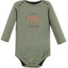 image:imageHudson Baby babyboys Cotton Longsleeve Bodysuits 3packForest Deer