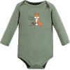 image:imageHudson Baby babyboys Cotton Longsleeve Bodysuits 3packForest Fox