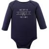image:imageHudson Baby babyboys Cotton Longsleeve Bodysuits 3packGray Aviation