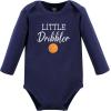 image:imageHudson Baby babyboys Cotton Longsleeve Bodysuits 3packGray Basketball