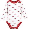 image:imageHudson Baby babyboys Cotton Longsleeve Bodysuits 3packGray Fire Truck